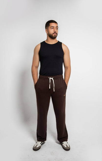 Brown Premium french terry sweatpants