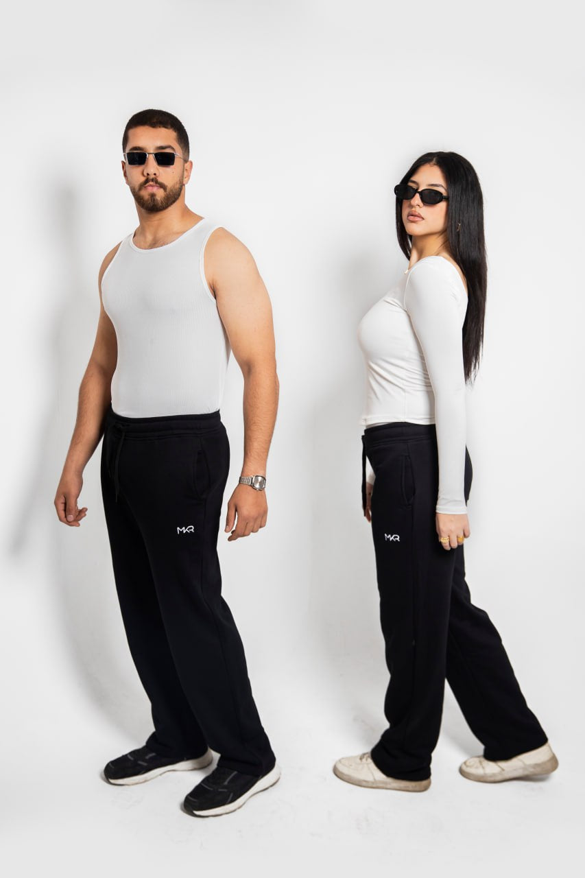 Black Premium French terry sweatpants