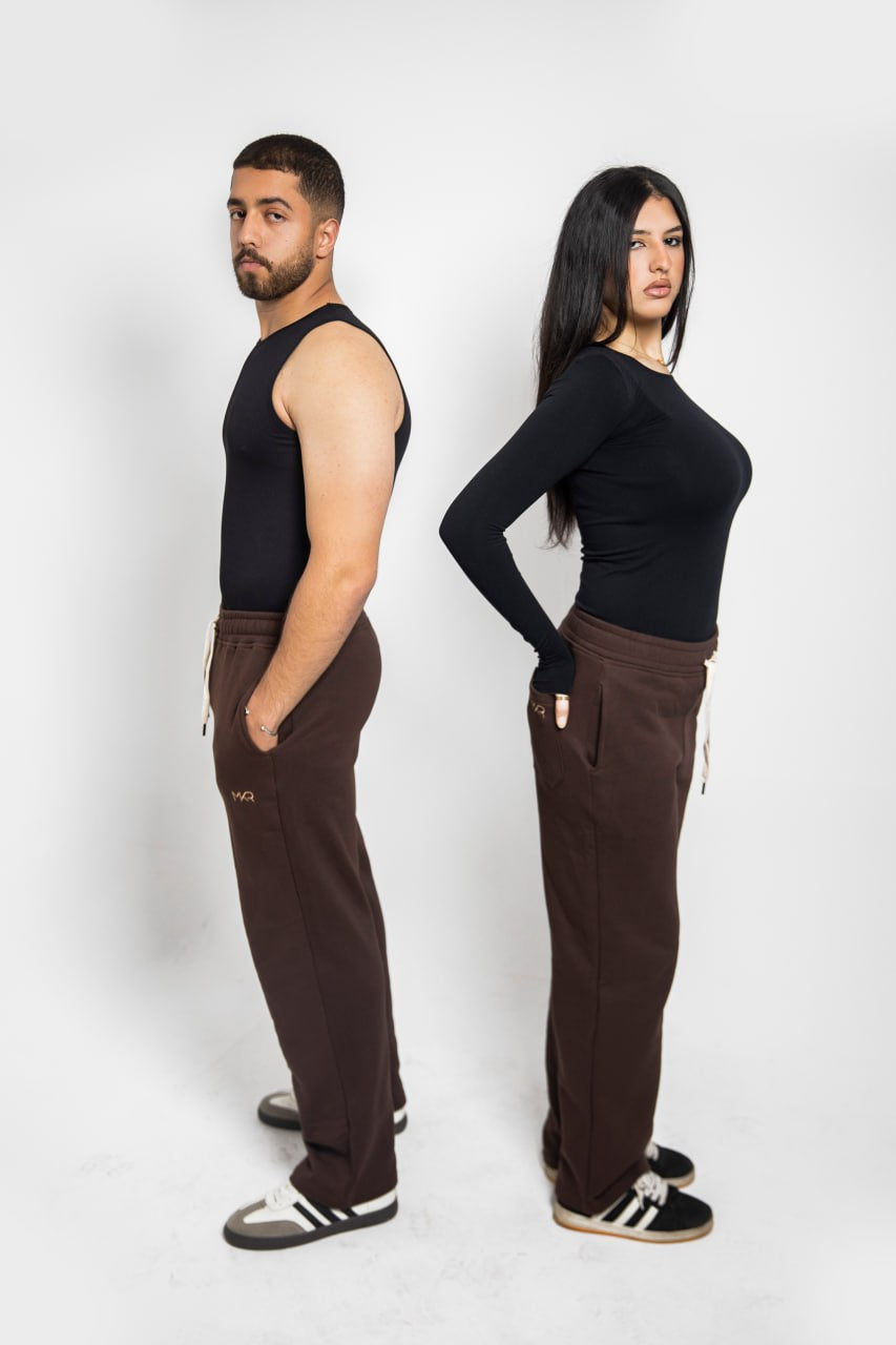 Brown Premium french terry sweatpants
