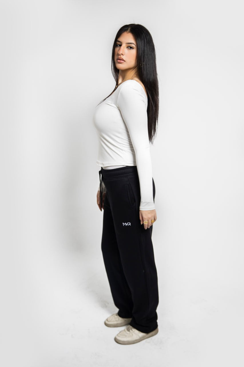 Black Premium French terry sweatpants