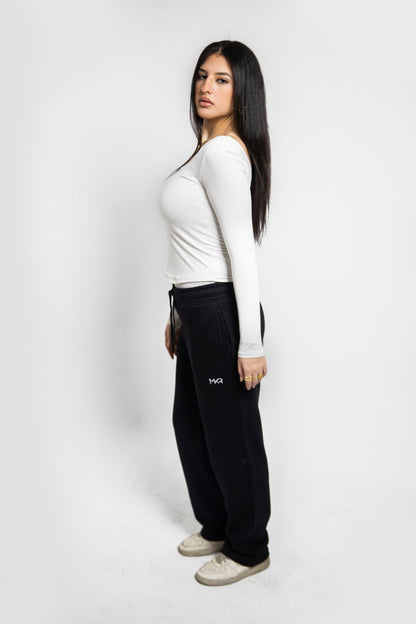 Black Premium French terry sweatpants
