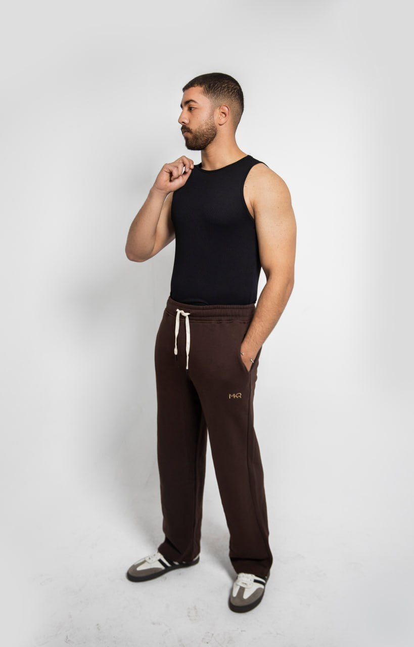 Brown Premium french terry sweatpants