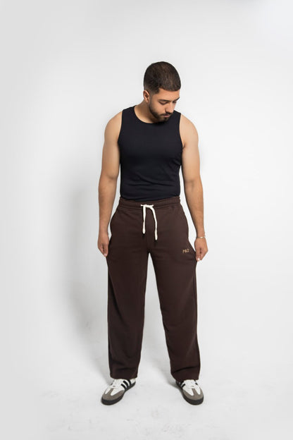 Brown Premium french terry sweatpants