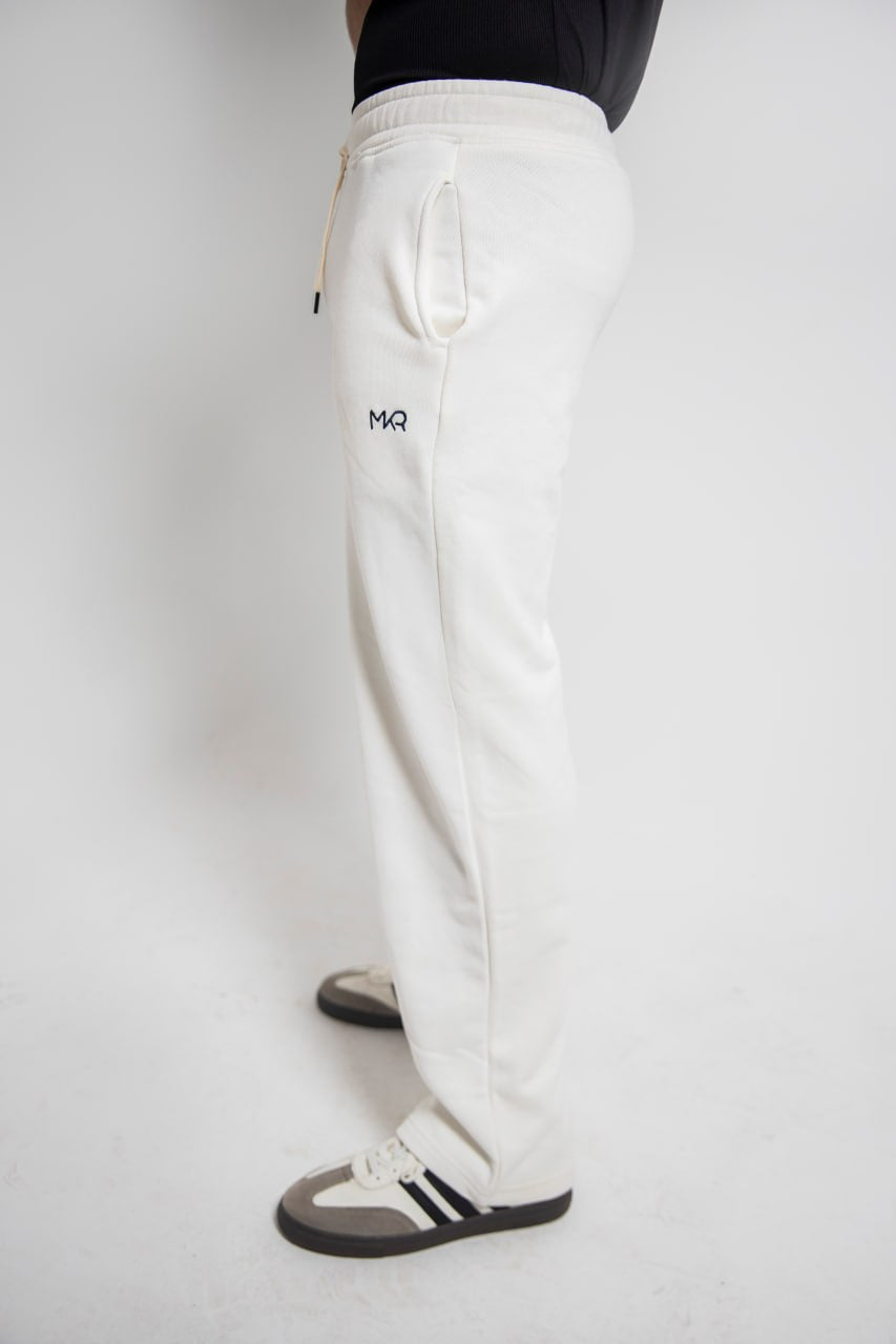 Creamy white Premium french terry sweatpants