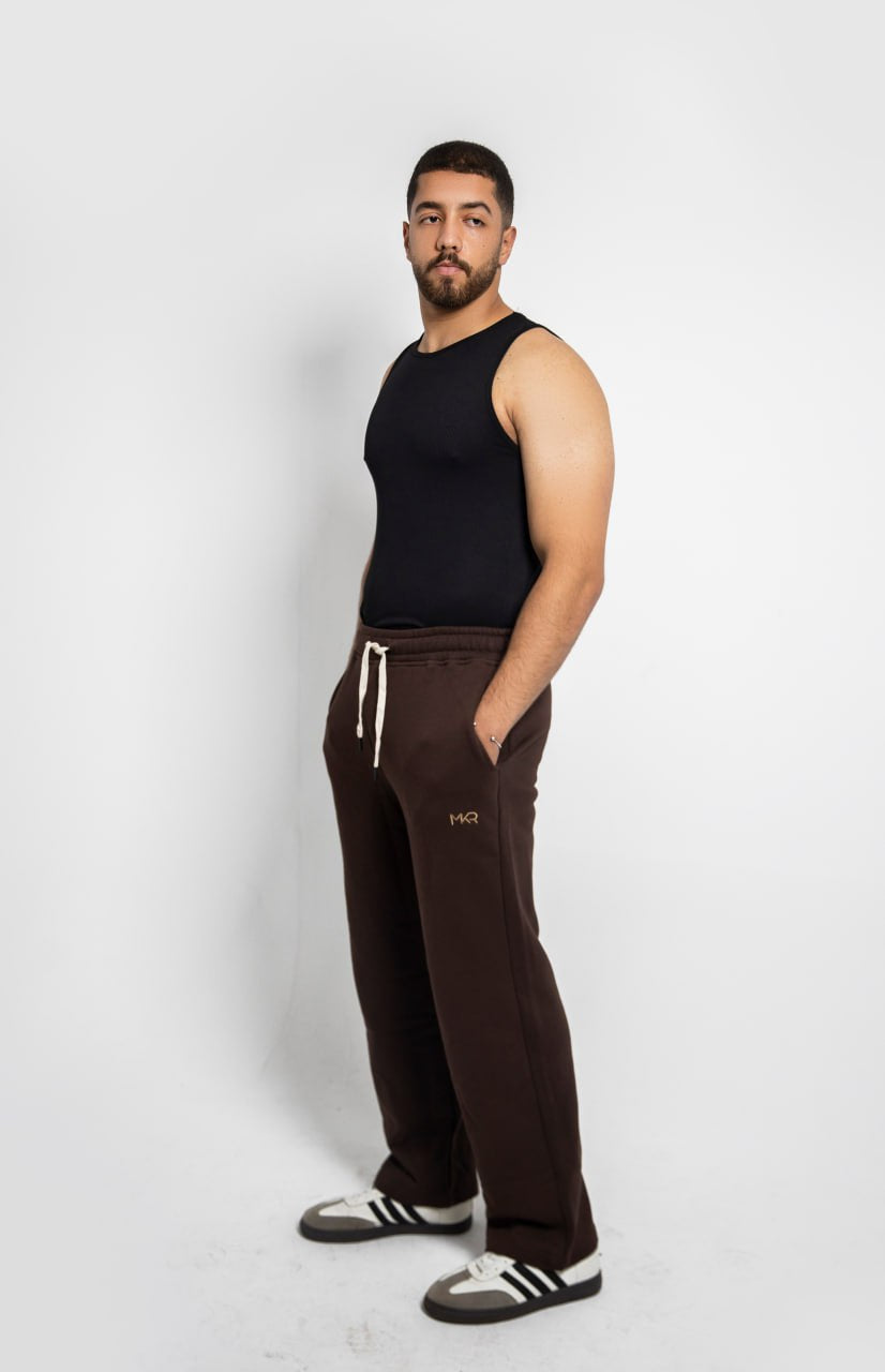 Brown Premium french terry sweatpants