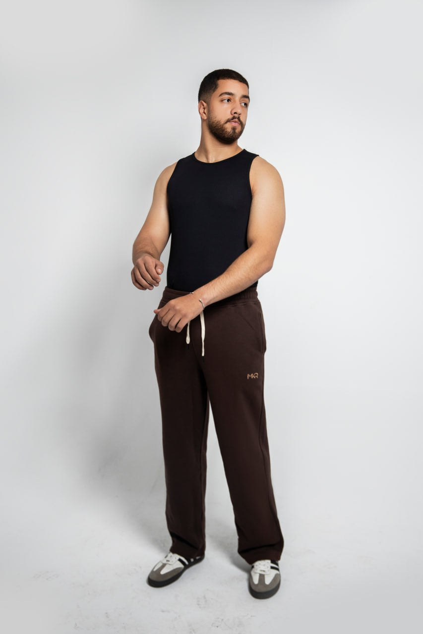 Brown Premium french terry sweatpants
