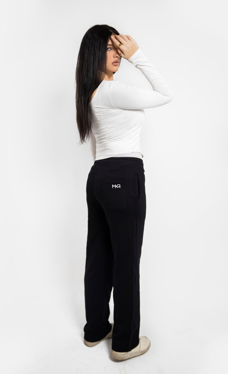 Black Premium French terry sweatpants