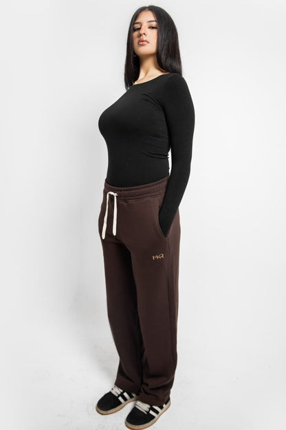 Brown Premium french terry sweatpants