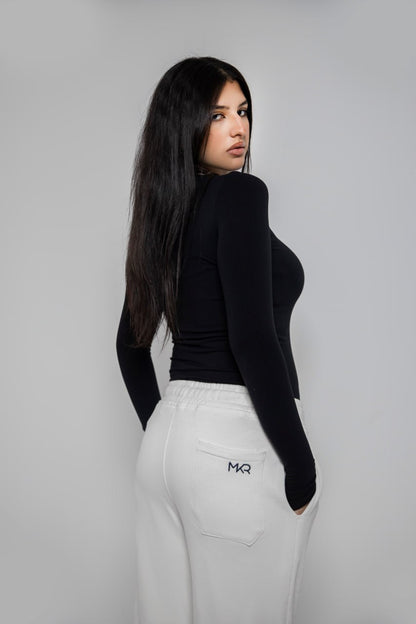 Creamy white Premium french terry sweatpants