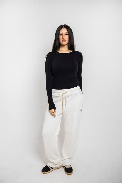 Creamy white Premium french terry sweatpants