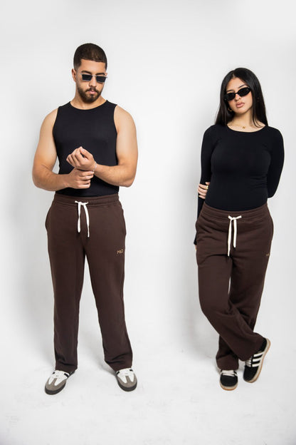 Brown Premium french terry sweatpants